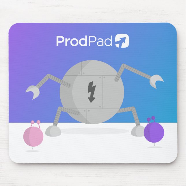 Mousepad Esteira do rato do "protótipo" de ProdPad (Frente)