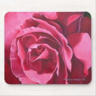 Mousepad Esteira floral do rato do rosa do rosa