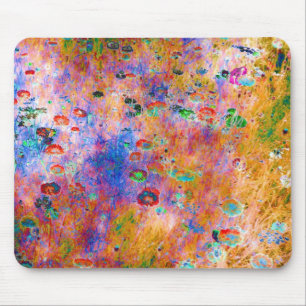 Mousepad esteira impressionista do rato da flor