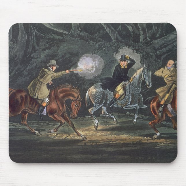 Mousepad Esteja e entregue, aquatinted por E. Duncan (Frente)