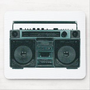 mousepad estereofónico retro