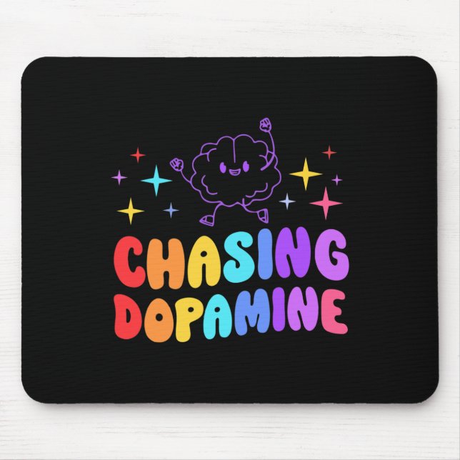 Mousepad Estética da Saúde Mental da Dopamina (Frente)