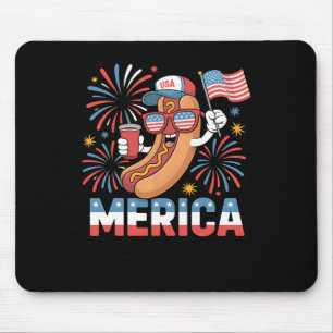 Mousepad Estilo Americano Engraçado Patriótico 4 De Julho B