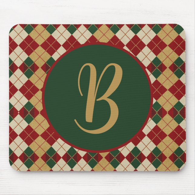Mousepad Estilo clássico, estilo Natal/Inverno (Frente)