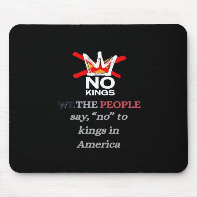 Mousepad Estilo Clássico Liberdade Nós o Povo Sem Reis (Frente)