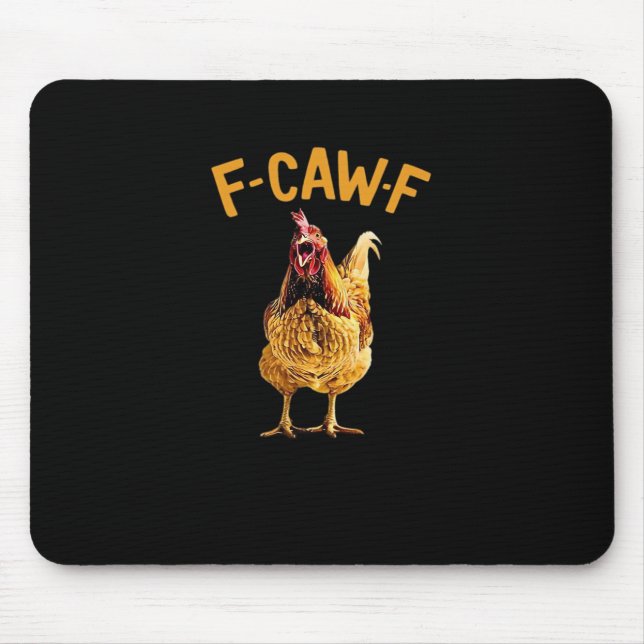 Mousepad Estilo Criativo Clássico F-Caw-F-Frango (Frente)