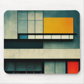 Mousepad Estilo da arquitetura Bauhaus ilustrado
