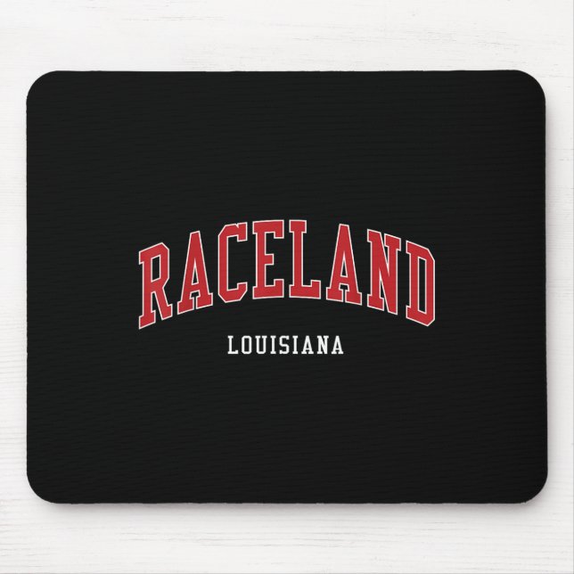 Mousepad Estilo da Universidade Raceland Louisiana (Frente)