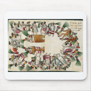 Mousepad Estilo Dançante de Dançarinos Nobres Asteca