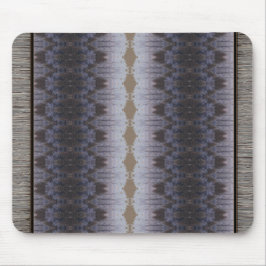 Mousepad Estilo de Carpete Padrão de Azul Castanho e Cinza