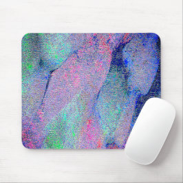 Mousepad Estilo de couro rugoso com tinta vestida, azulado