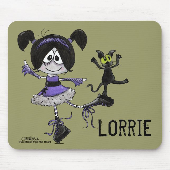 Mousepad Estilo de Gótico Ballerina (Frente)