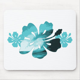 Mousepad Estilo de surf Hibiscus