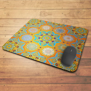 Mousepad Estilo de tangerina mórbida arabesca octo-brilhant