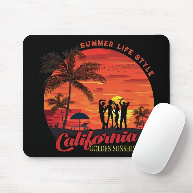 Mousepad Estilo de vida de verão (Com mouse)