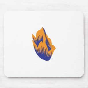 Mousepad Estilo Decorativo, Verde Azul Escuro, Wattle