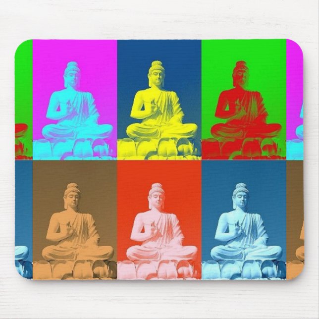 Mousepad Estilo do pop art de Buddha (Frente)