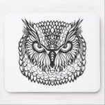 Mousepad Estilo Eagle Owl Head<br><div class="desc">Cabeça de águia estilizada. Desenho tribal| © e ® Bigstock® - Todos os direitos reservados.</div>