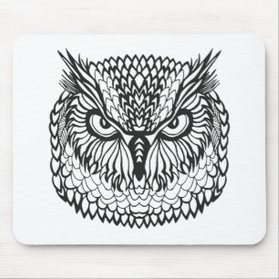 Mousepad Estilo Eagle Owl Head