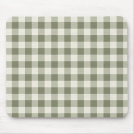 Mousepad Estilo Gingham do Clássico Green Farmhouse