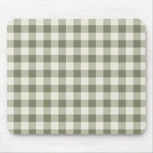 Mousepad Estilo Gingham do Clássico Green Farmhouse