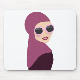 Mousepad Estilo islâmico da senhora do hijab do muslima do