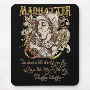 Mousepad Estilo louco de Carnivale do Hatter (com poema)