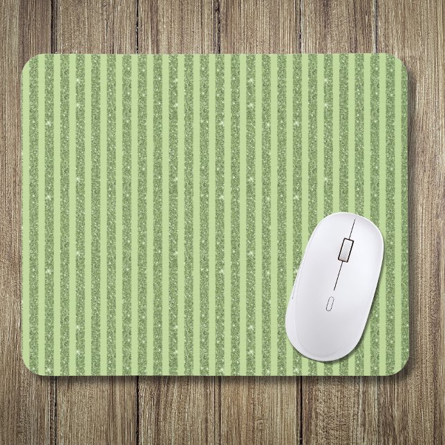 Mousepad Estilo Minimalista com Brilho de Pistácio Suave (Criador carregado)