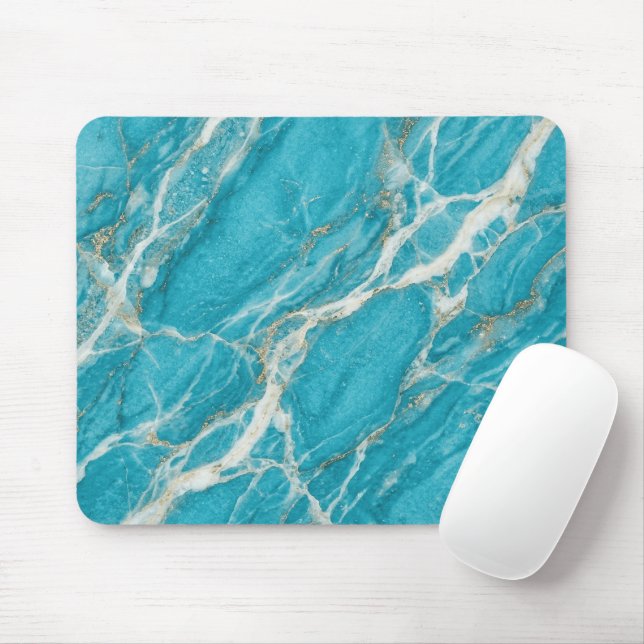 Mousepad Estilo Moderno Elegante Mármore Costeiro (Com mouse)