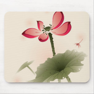 Mousepad Estilo oriental Lotus