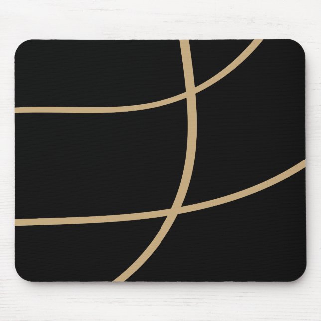 Mousepad Estilo Premium Black Gold Tech (Frente)