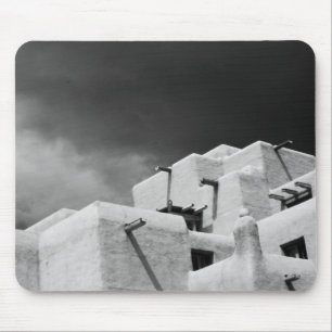 Mousepad Estilo Pueblo Inn de adobe em Loretto, Santa Fe, N