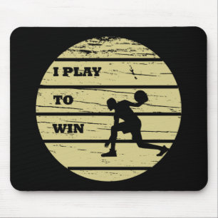 Mousepad estilo retrô vintage basquetebol