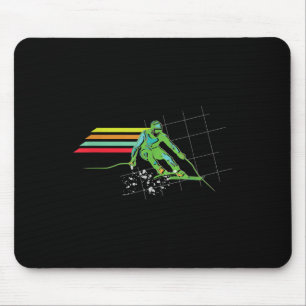 Mousepad Estilo Retroativo Esquema T Camisa Neve Esquema De