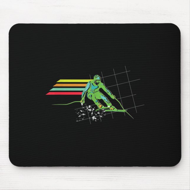 Mousepad Estilo Retroativo Esquema T Camisa Neve Esquema De (Frente)
