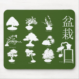 Mousepad Estilos Básicos da Árvore Bonsai 10