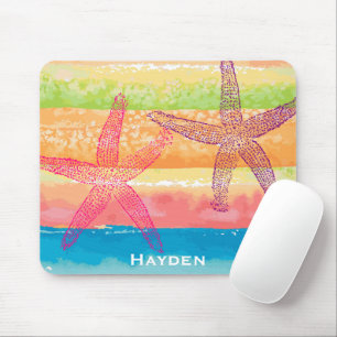 Mousepad Estirpes de Coloração d'Água Personalizadas