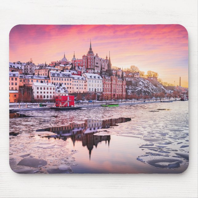 Mousepad Estocolmo — Mariaberget congelado (Frente)