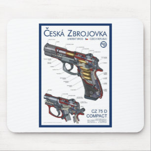Mousepad Estojo compacto da CZ 75