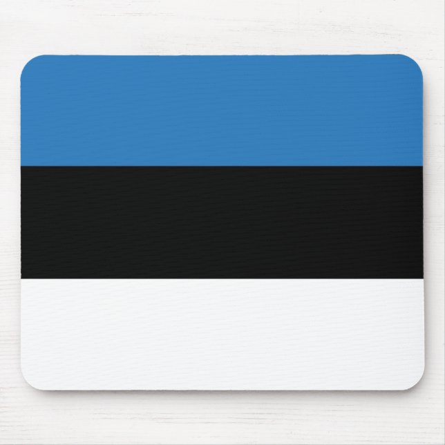 Mousepad Estoniano ou Bandeira da Estônia (Frente)