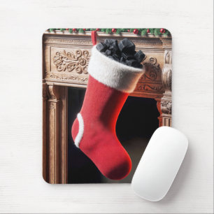 Mousepad Estoque de Natal Cheio de Carvão