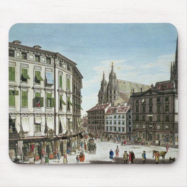 Mousepad Estoque-im-Eisen-Platz, com St. Stephan (Frente)
