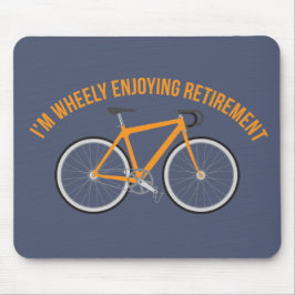 Mousepad Estou a gostar da Bicicleta Engraçado da Reforma
