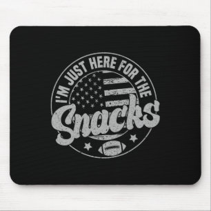 Mousepad Estou Aqui Apenas Para Os Lanches Futebol American