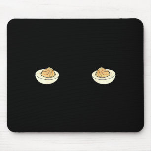 Mousepad Estou Aqui Apenas Para Os Ovos Diabólicos Casal En