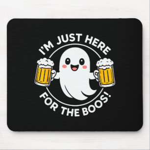 Mousepad Estou Aqui Apenas Para Os Vaias Fantasma Divertido