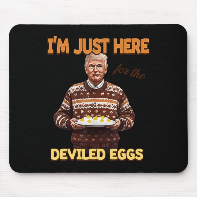 Mousepad Estou aqui para os ovos devorados (Frente)