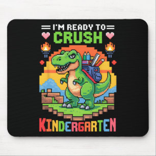 Mousepad Estou Pronto Para Derrotar o Garoto Gamer de Dinos