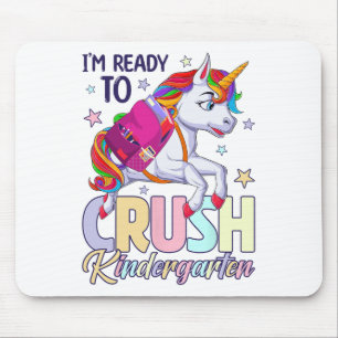 Mousepad Estou Pronto Para Derrotar Unicórnio do Jardim de