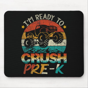 Mousepad Estou Pronto Para Esmagar Caminhão Monstro Pré-k V